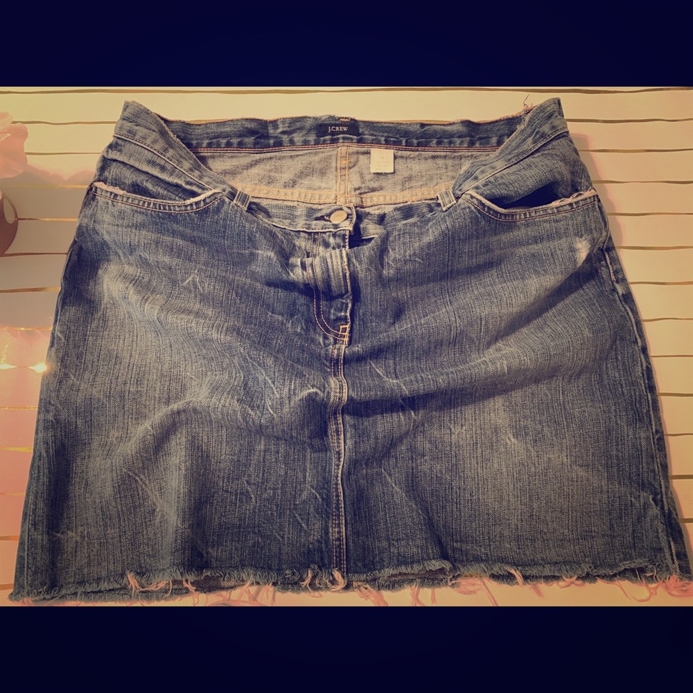 J. Crew Denim Mini